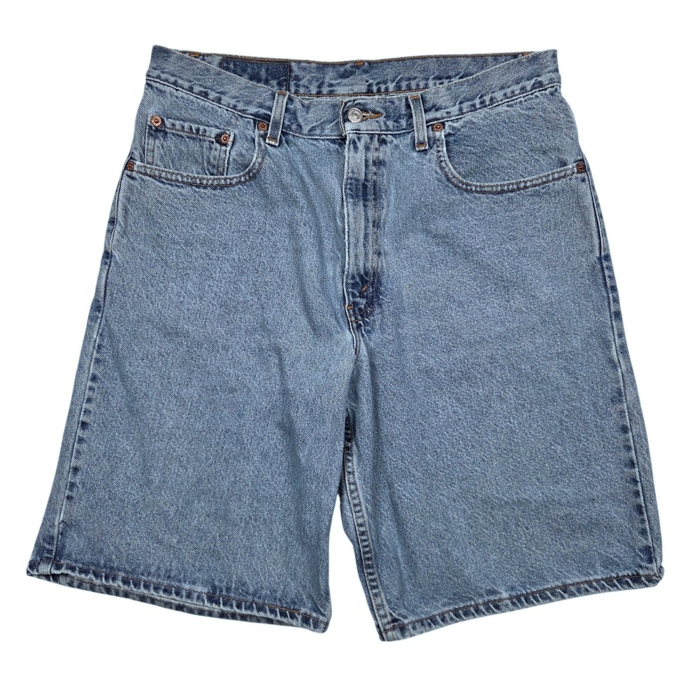 Vintage Y2K Levi's 560 Loose Fit Shorts Mens 34 Blue Denim Baggy Vtg 2002